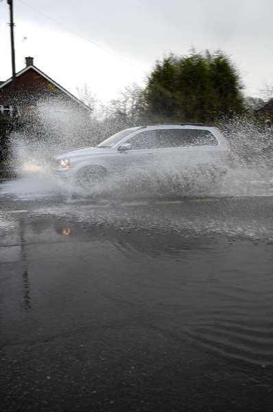 Flooding on A28 near Tenterden