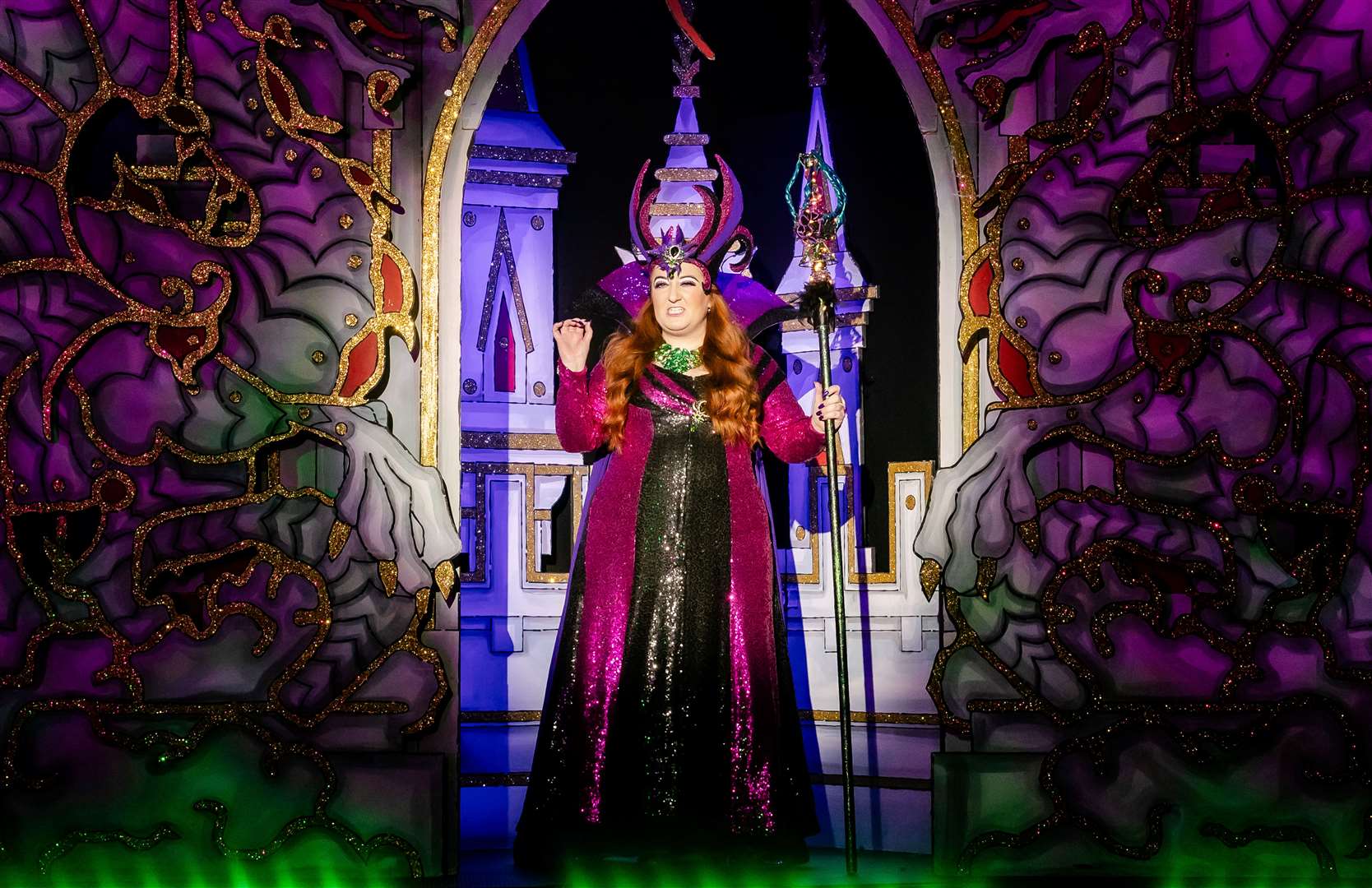 The wicked Carabosse, played by Larissa Alexandrovnia, was at the heart of the fairytale. Picture: Danny Kaan