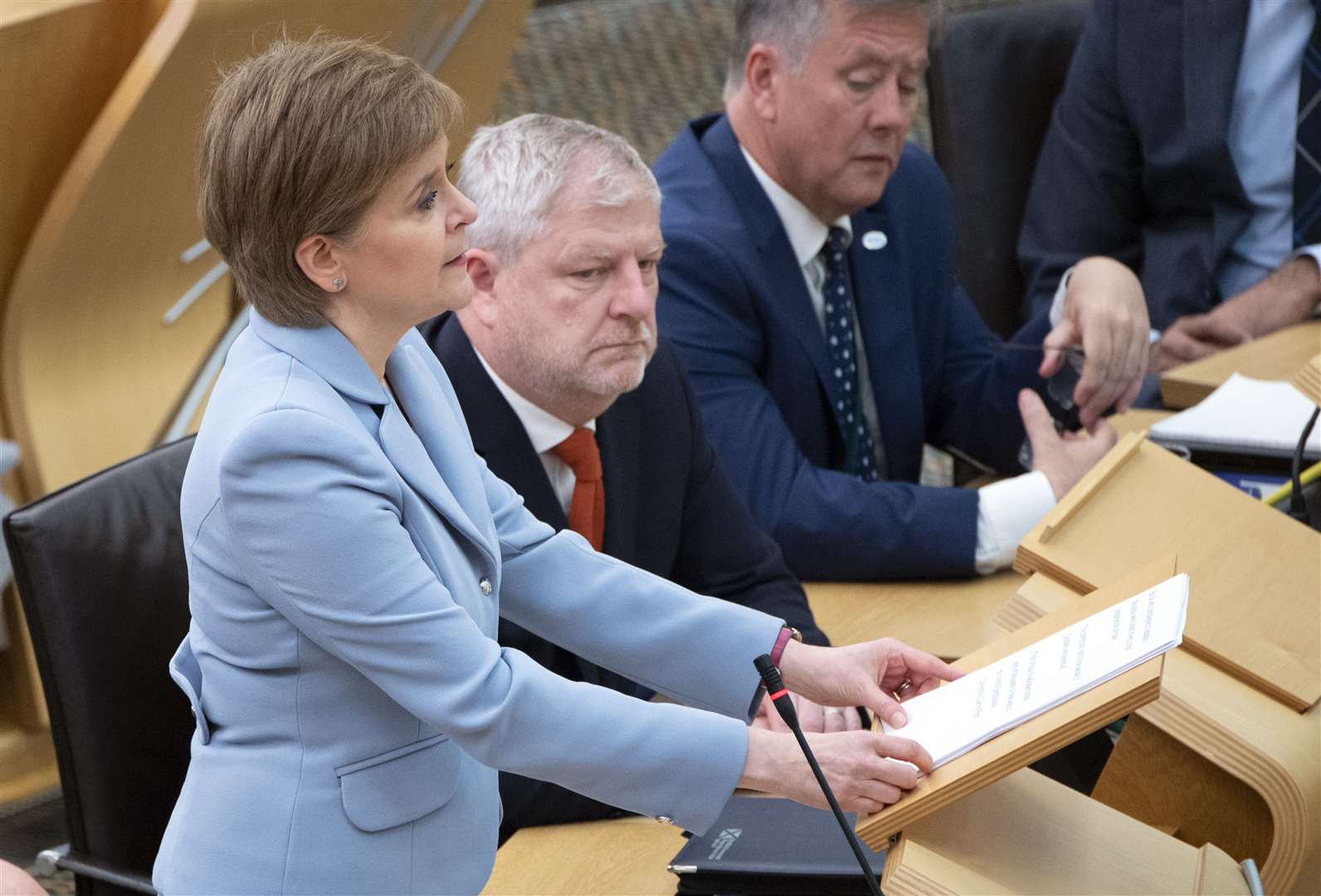 First Minister Nicola Sturgeon outlined her plans for indyref2 in a statement to the Scottish Parliament on Tuesday (Lesley Martin/PA)