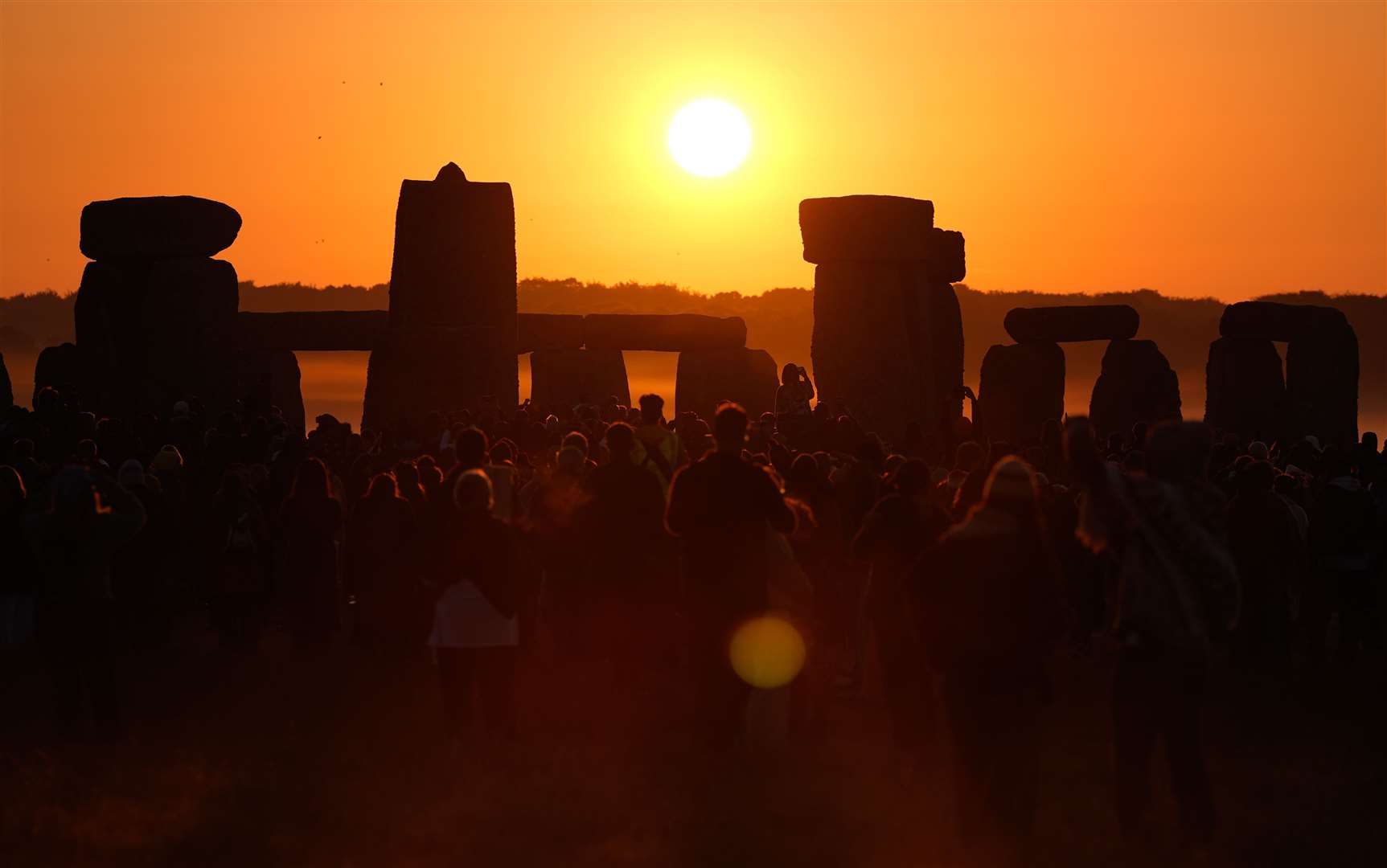 The six-tonne sandstone at the heart of the ancient site was previously believed to have come from Wales (Andrew Matthews/PA)