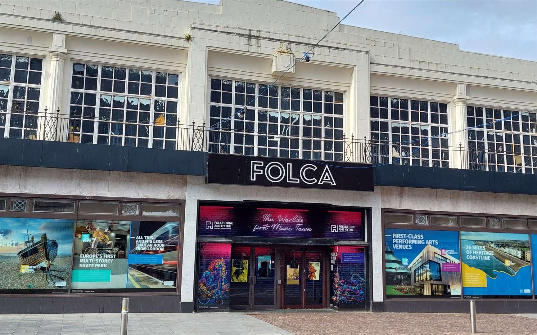 KCC has proposed the relocation of library services to the Folca building in Sandgate Road, which was previously home to Folkestone’s Debenhams