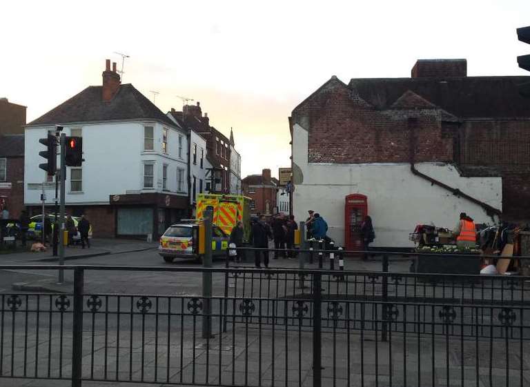 The spot where the man is thought to have been attacked. Picture: Patrick Mouchel