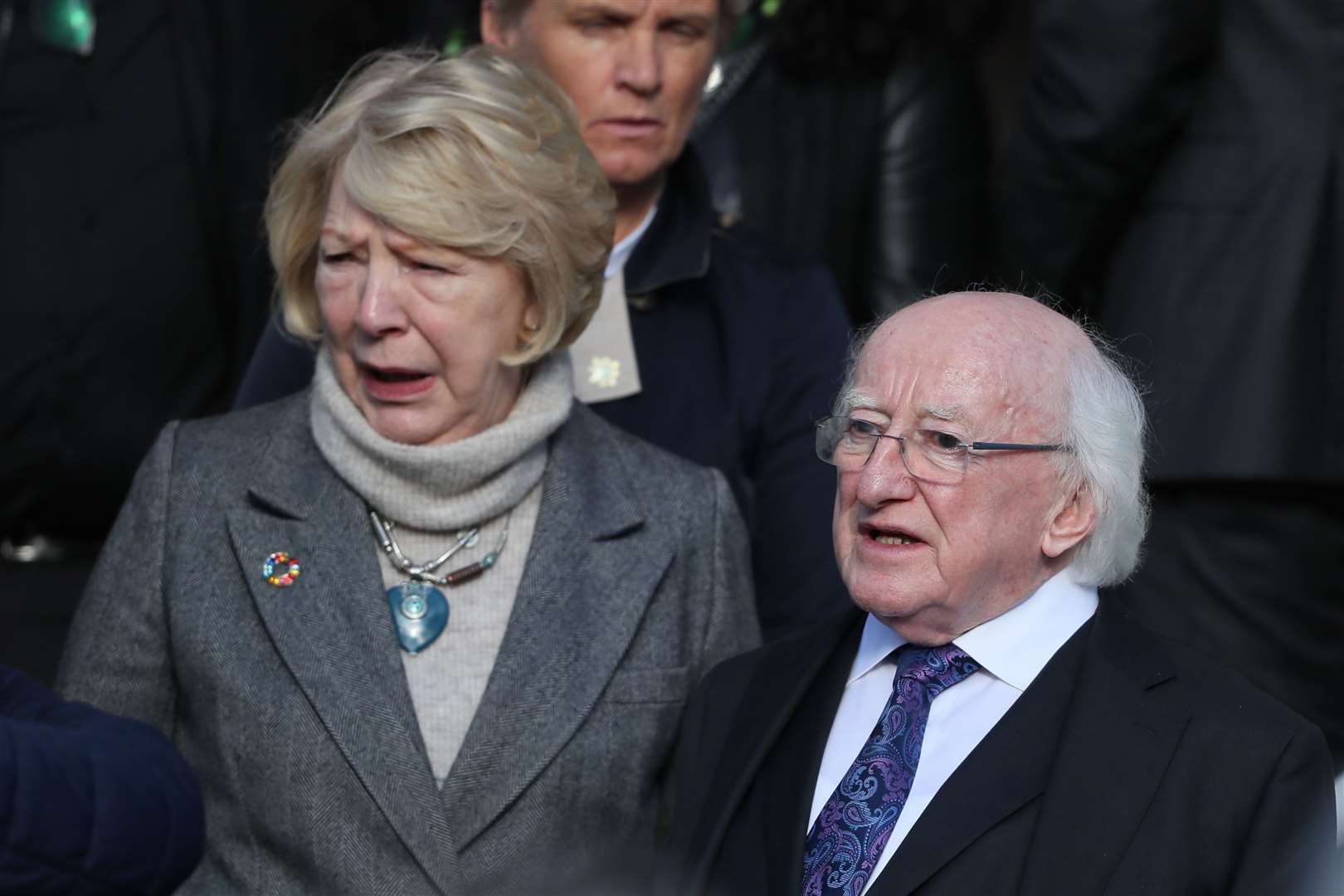 President Michael D Higgins and his wife Sabina Higgins have congratulated Joe Biden on his US election victory (Brian Lawless/PA)