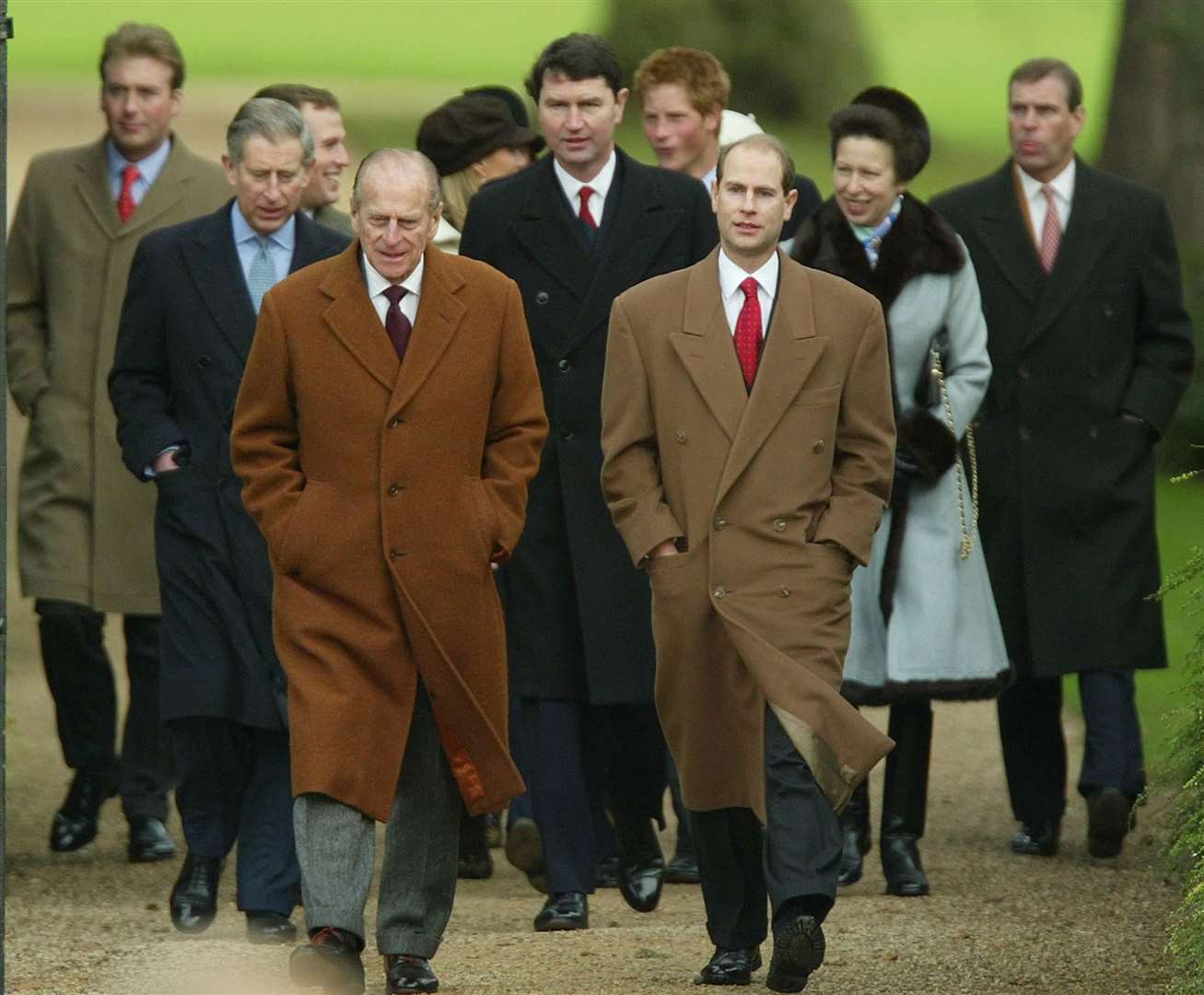 The royal family, pictured attending church on Christmas Day, did not gather at Sandringham this Christmas (Toby Melville/PA)