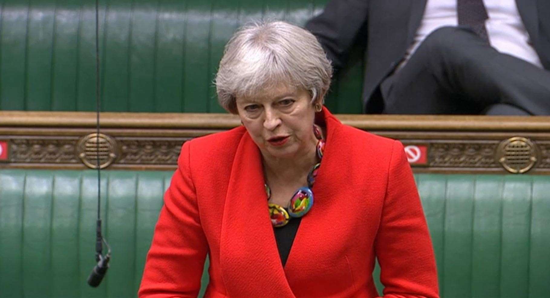 Theresa May is among the Tory rebels (House of Commons/PA)