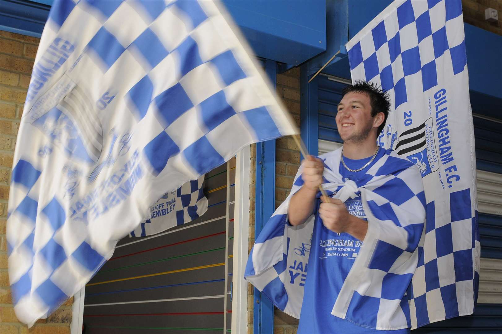 Fans will be hoping the Gills avoid the trapdoor into League 2 this weekend. Picture: Andy Payton