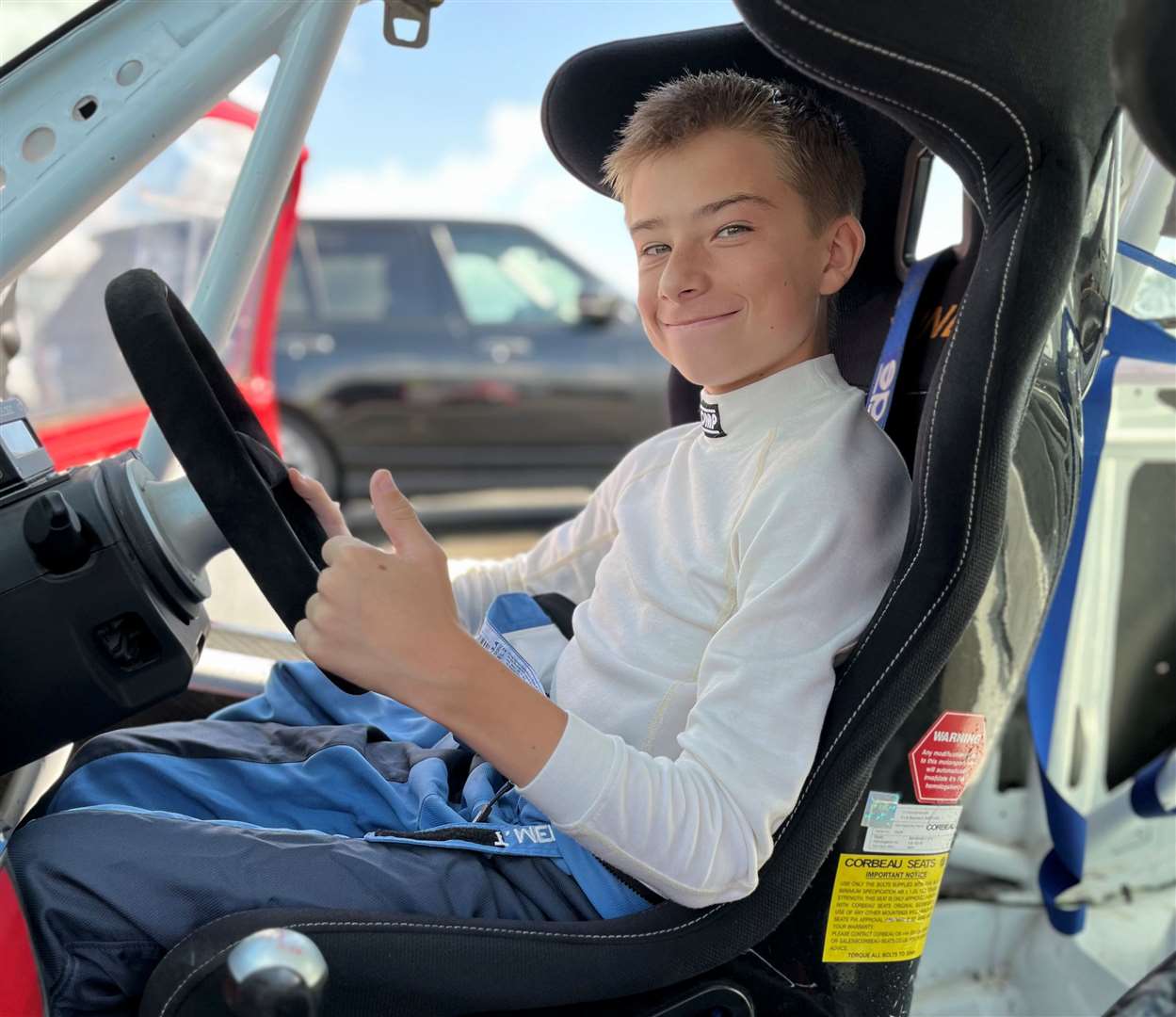 Thomas Merritt, 14, from Kings Hill, lands seat in 2024 BRSCC