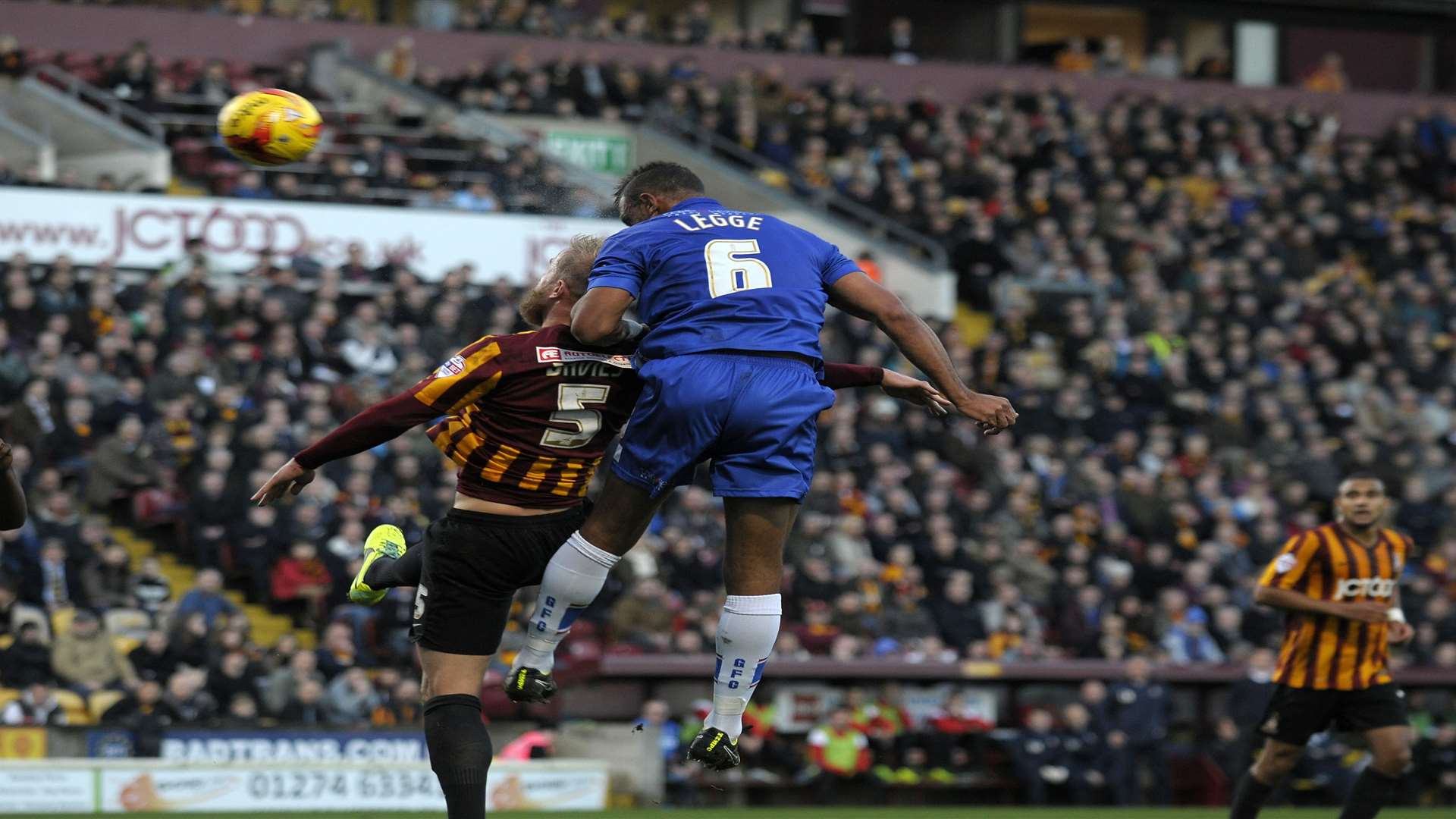 Leon Legge has been a threat in the air from set-pieces for Gills this season Picture: Barry Goodwin