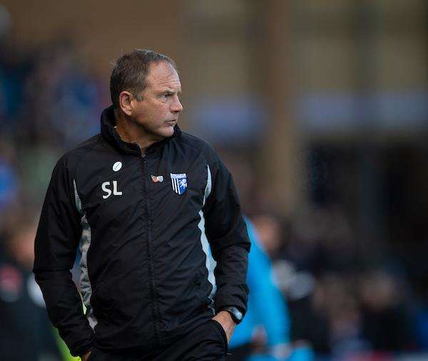 Gillingham manager Steve Lovell on Saturday Picture: Ady Kerry