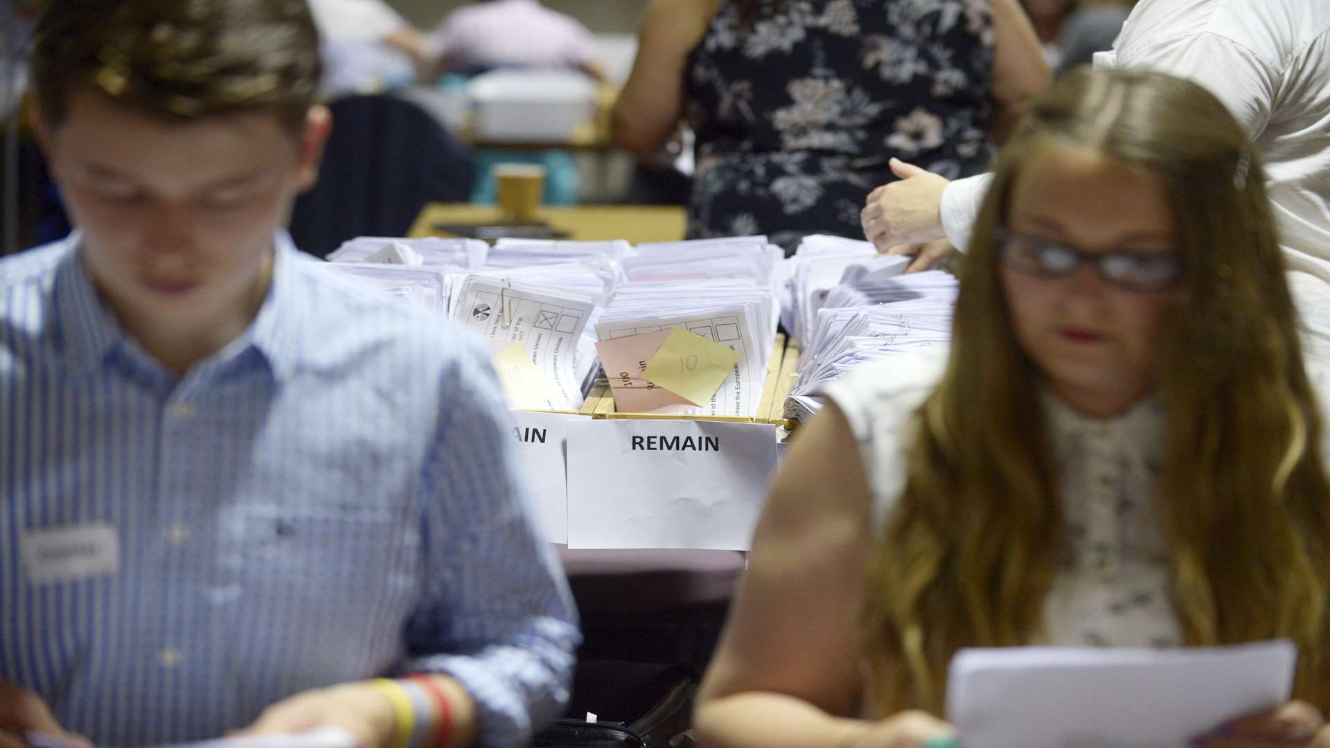 Count in Canterbury went on until the early hours of the morning.