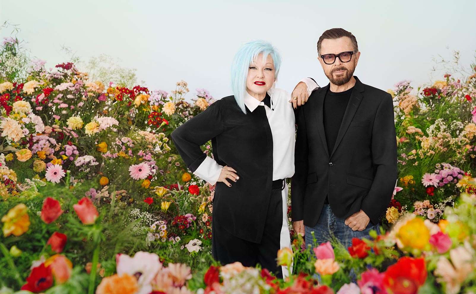 Cyndi Lauper with Pophouse founder Bjorn Ulvaeus (Deliberate PR/PA)