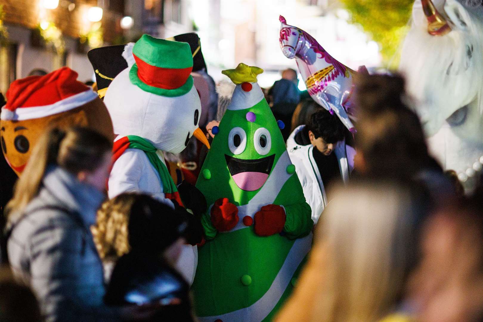 The parade featured a number of costumed characters. Picture: Canterbury BID/Matt Wilson