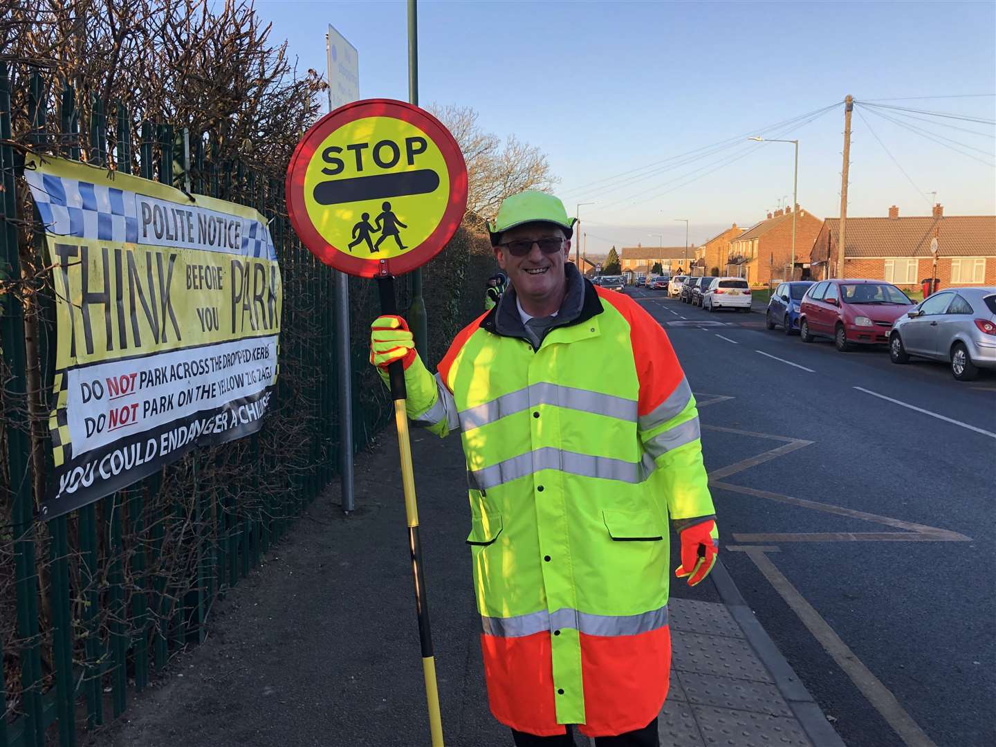 Travis, the school's lollipop man