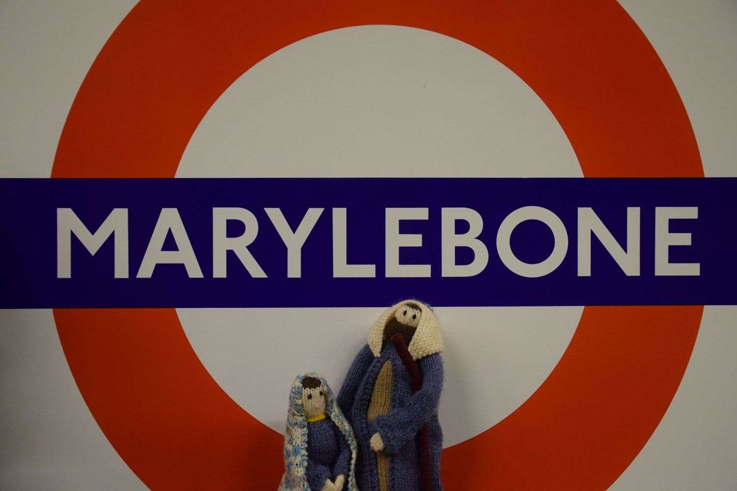 Mary and Joseph at Marylebone station (Christ Church, Southgate/PA)