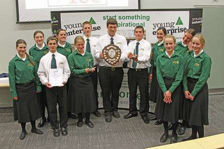 Link 2 Nature, from Beech Grove Academy, Nonington, winners of the Young Enterprise County Final