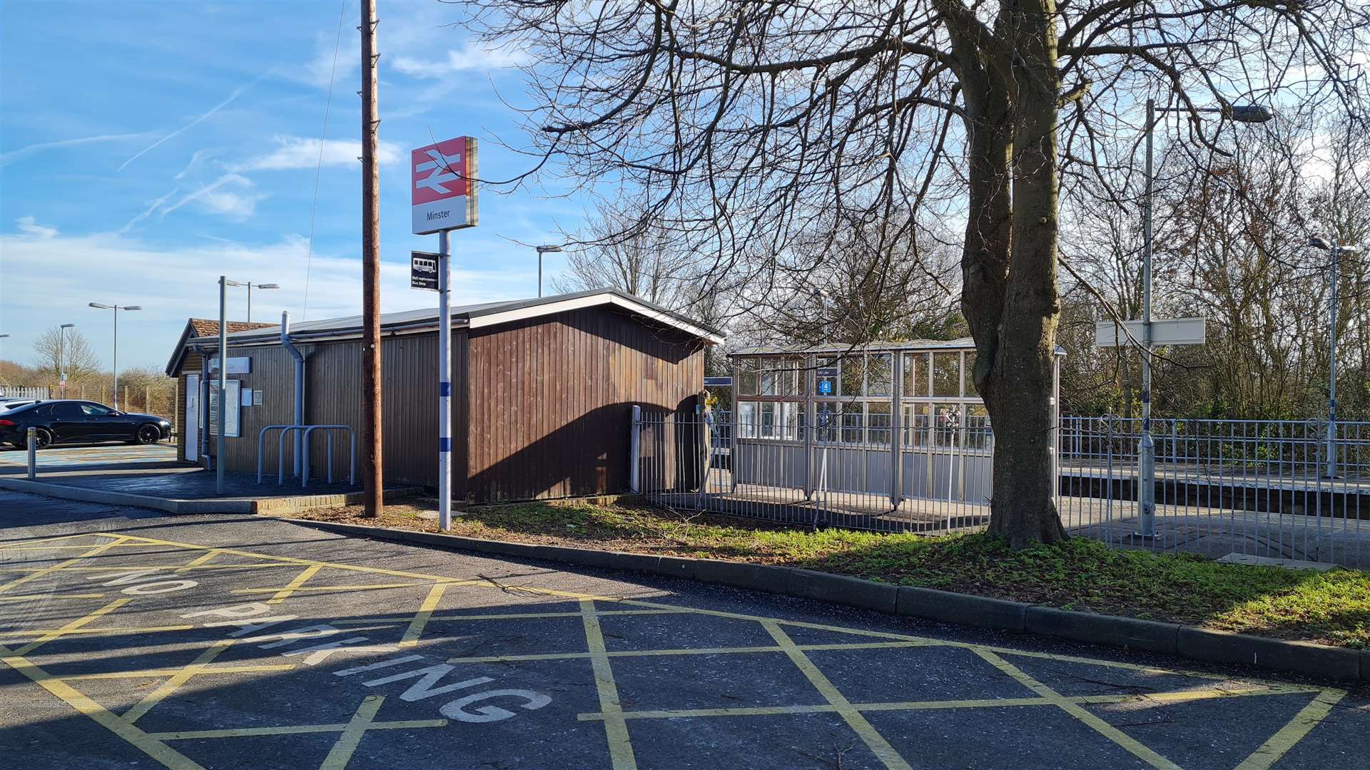 The person was struck by a train on the tracks at Minster railway station