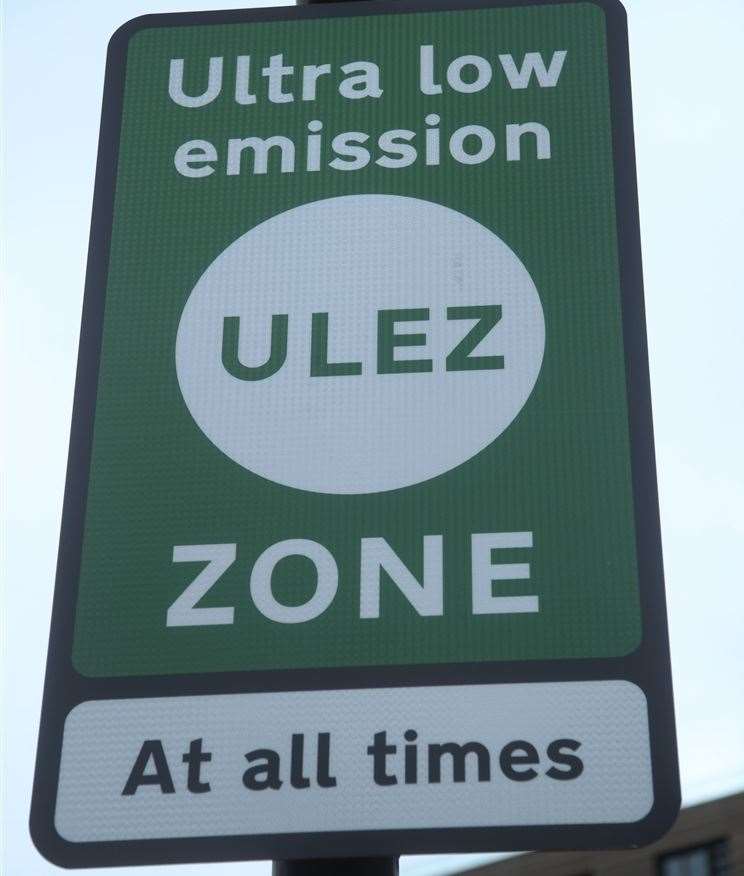 A consultation has been launched on plans to expand ULEZ to the border with Kent next year. Photo: PA