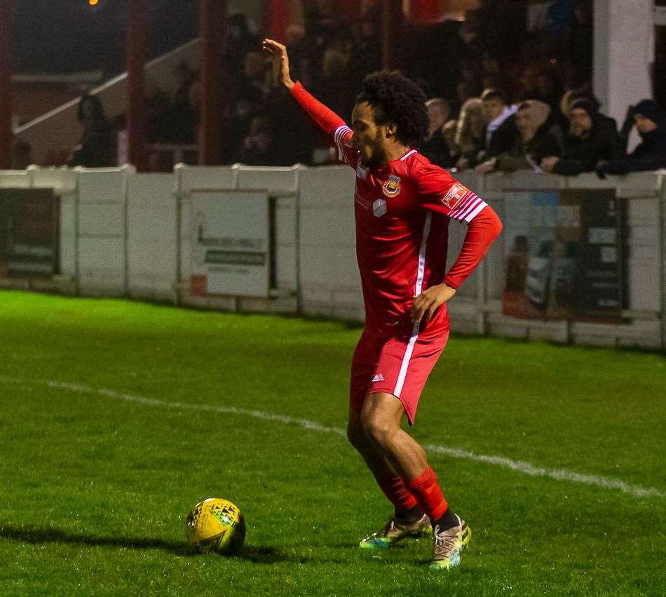 Samuel Itauma, who started their second-half comeback, on the ball. Picture: Les Biggs