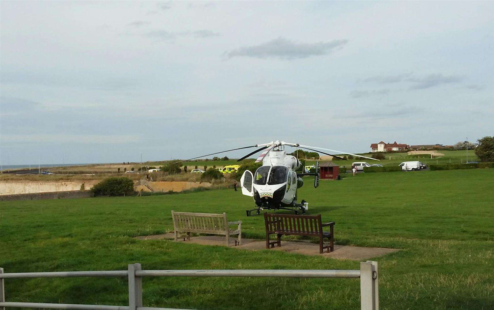 Emergency services at the scene. Picture: Harrison Wilson