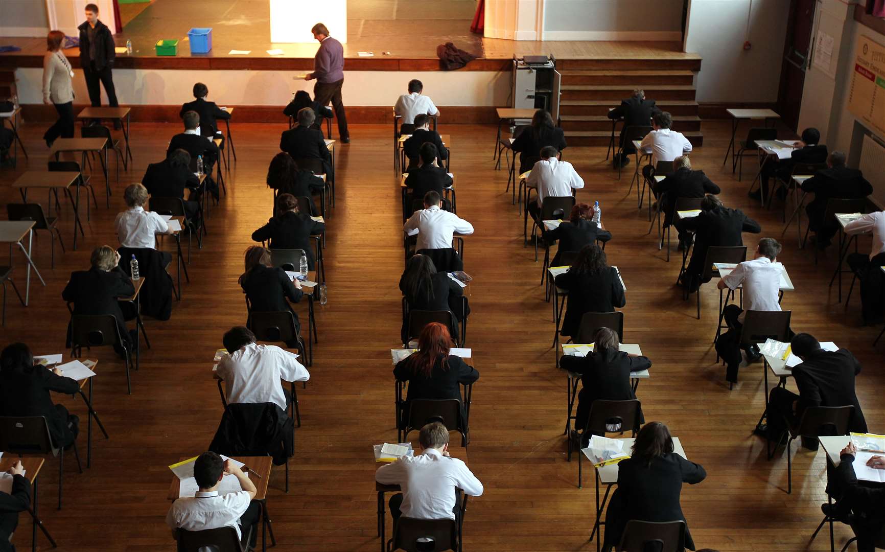 Exams have been cancelled this year due to the pandemic (David Davies/PA)