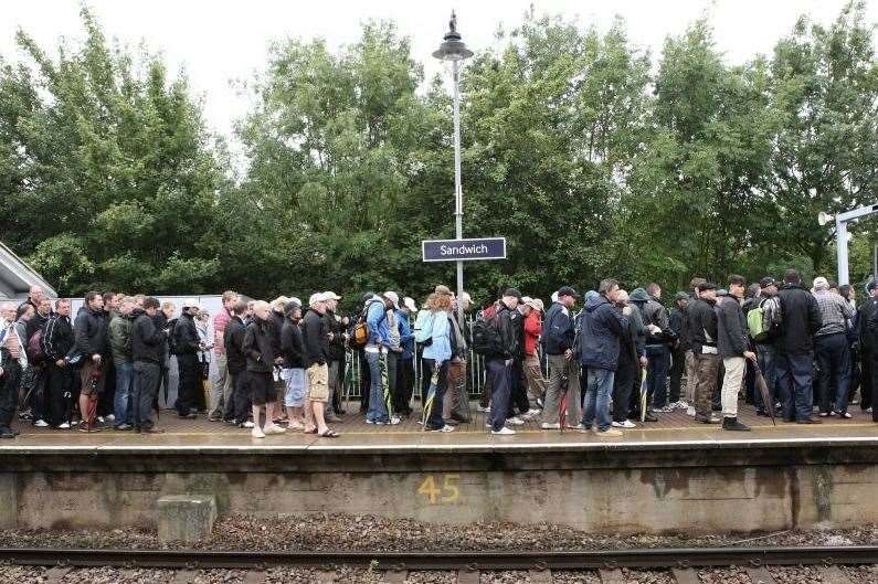 Plans for extended platforms at Sandwich Railway Station have been approved. Picture: Terry Scott