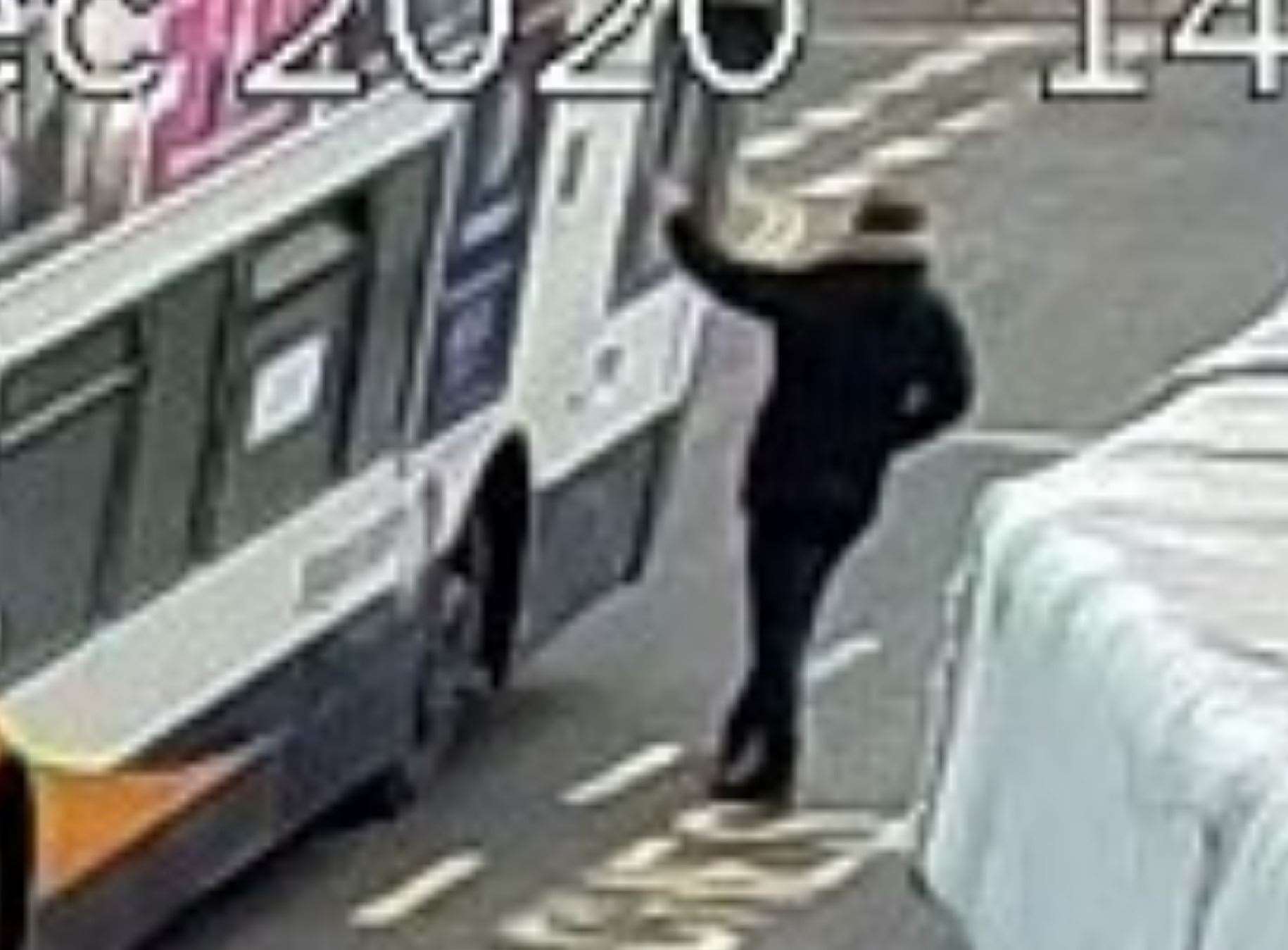 A bus driver was attacked through his window in Whitstable on December 28, 2020. Picture: Kent Police