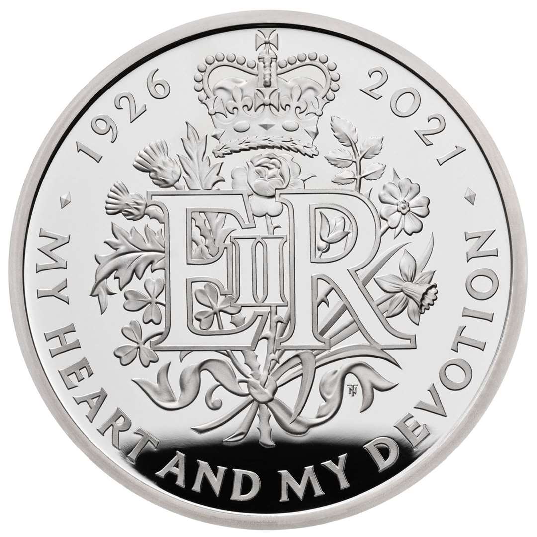 One of the new commemorative coins, 95 of which will be given to 95 people turning 95 years old, to celebrate the 95th birthday of the Queen (The Royal Mint/PA)