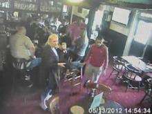 Michelle Roberts steals charity tin money from a pub