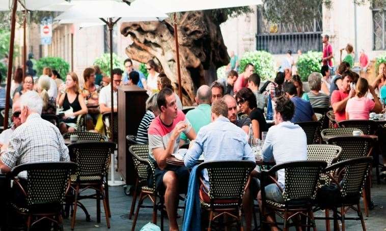 Take a seat and order on your phone - happy days. Picture: Stock image/Canterbury City Council