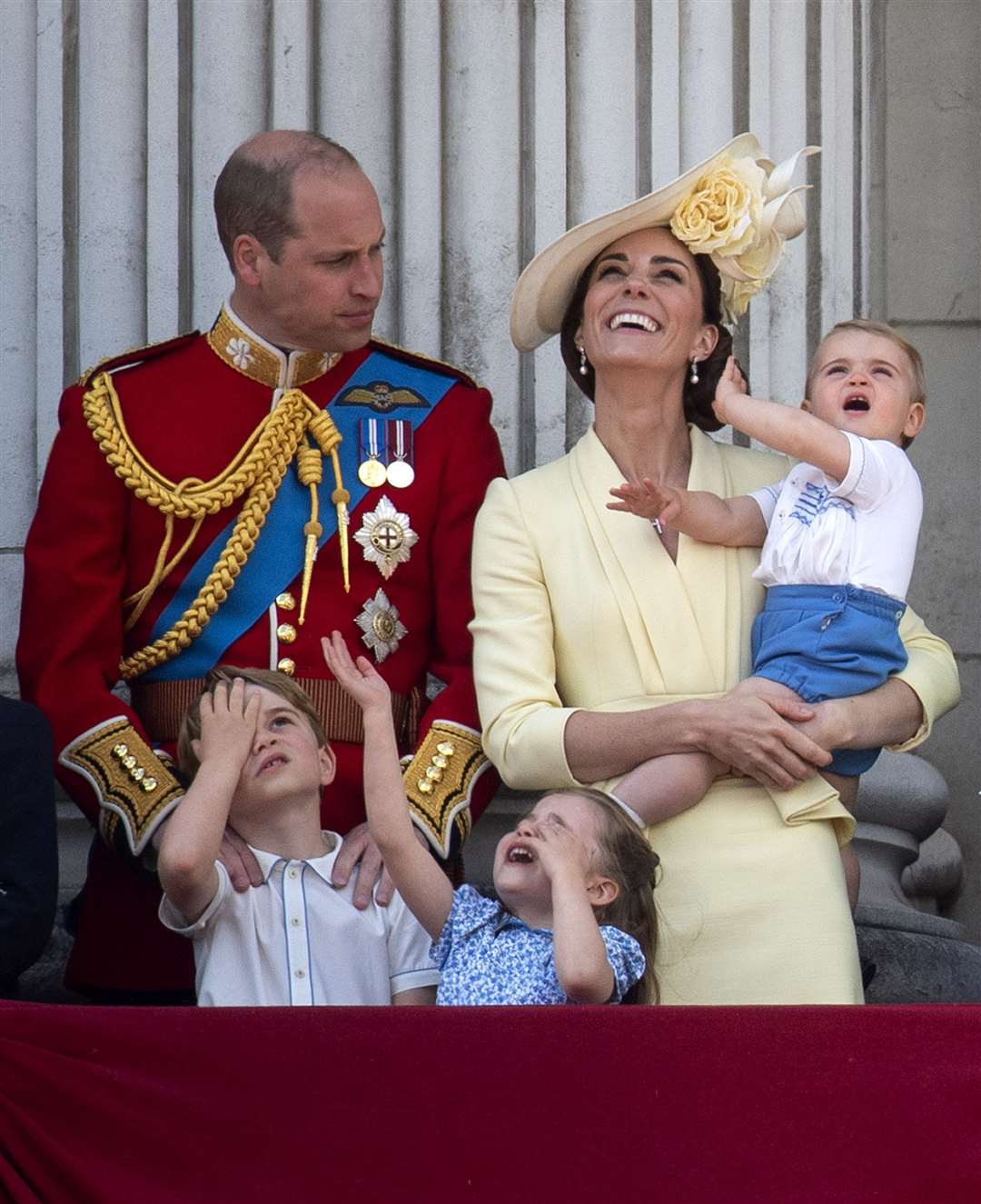 The Duke of Cambridge wearing his Golden Jubilee and Diamond Jubilee medals (Victoria Jones/PA)