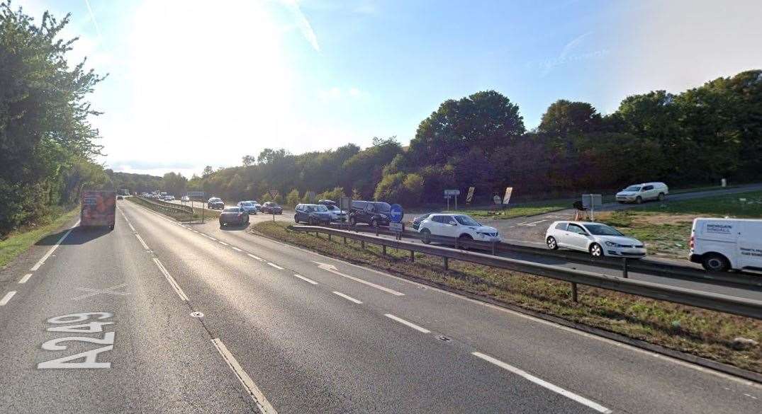 A249 junction with Church Hill at Stockbury. Picture: Google