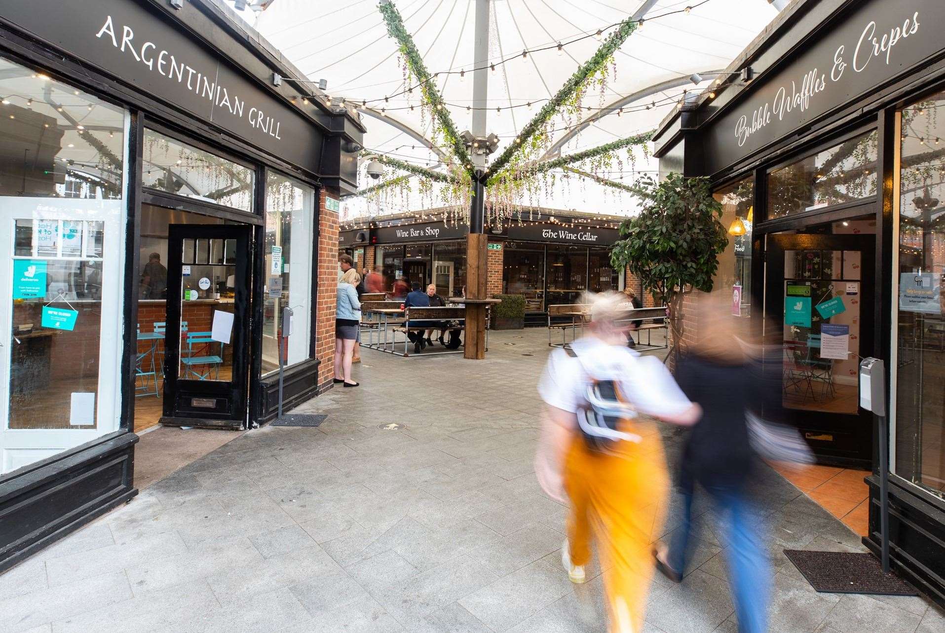 Central Market in Ely Court, part of the shopping centre in Calverley Road, Tunbridge Wells. Picture: RVP/James Gillham