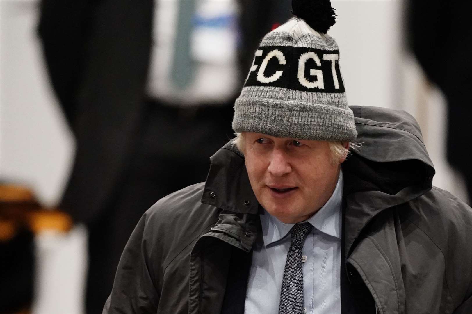 Former prime minister Boris Johnson defended Matt Hancock (Jordan Pettitt/PA)