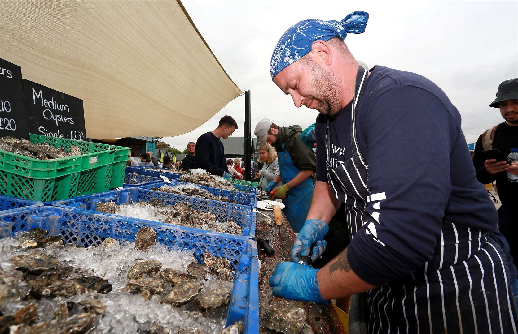 Whitstable has been associated with oysters since the Roman times - with oyster shells from the town even discovered in the Colosseum. Picture: Phil Lee