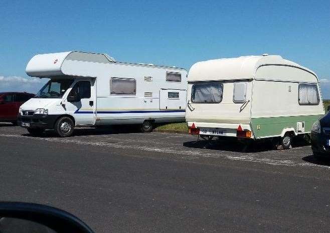 The caravans in Palm Bay Avenue have been described as an "eyesore"