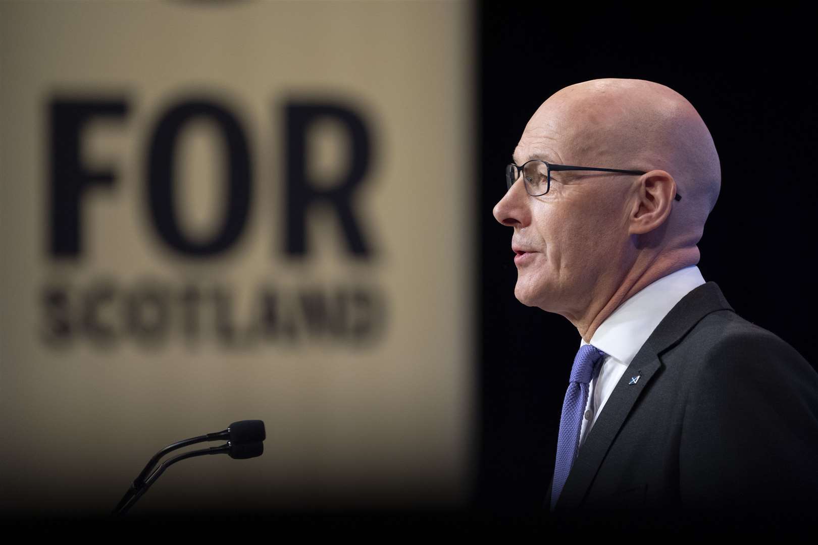 First Minister John Swinney (Jane Barlow/PA)