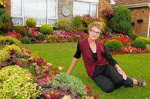 Janet Grainger, winner of the Sittingbourne in Bloom front gardens' competition.