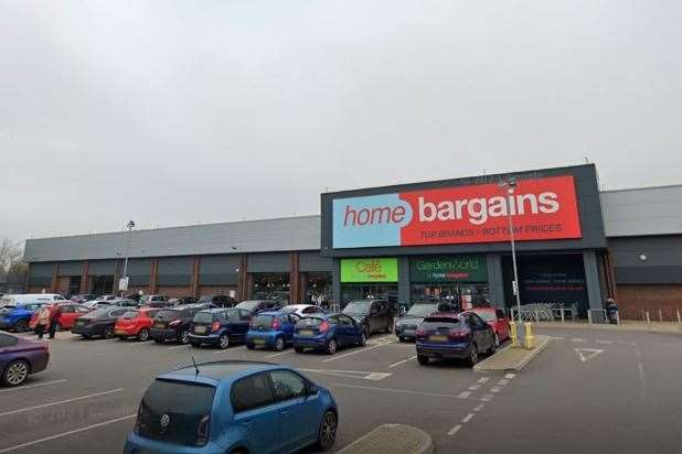 The Home Bargains store in Whitfield, Dover. Picture: Google