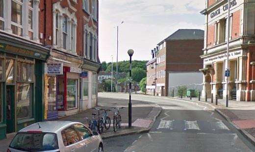 Police were called to Grace Hill, Folkestone after reports of a disturbance. (6200093)