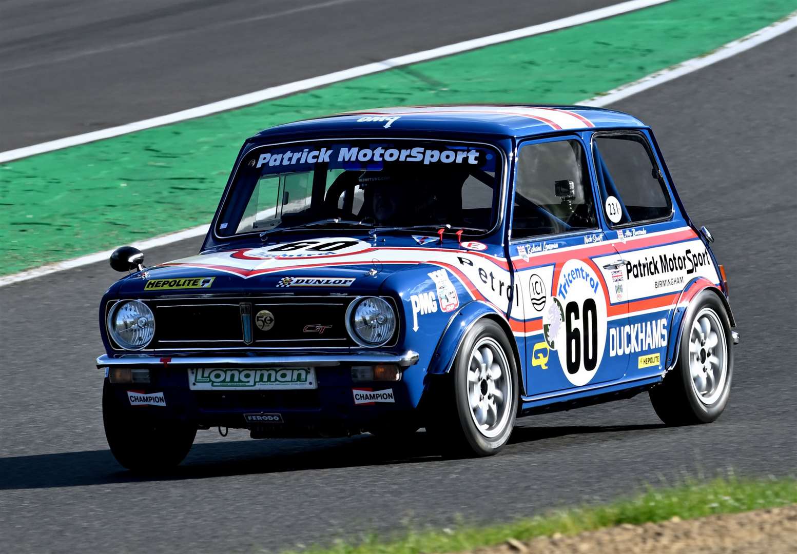 Swift retired from the Gerry Marshall Trophy while in seventh place in his 1978 Mini 1275 GT. Picture: Simon Hildrew