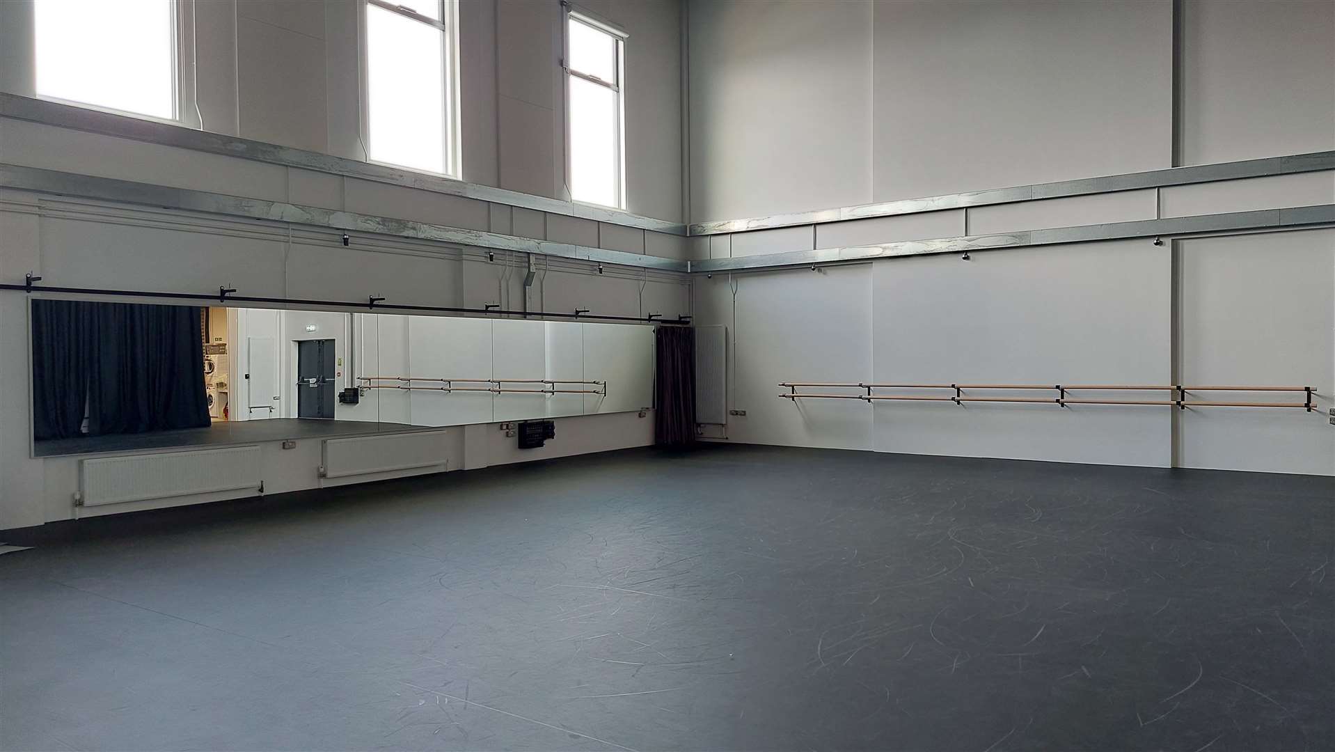 The training studio