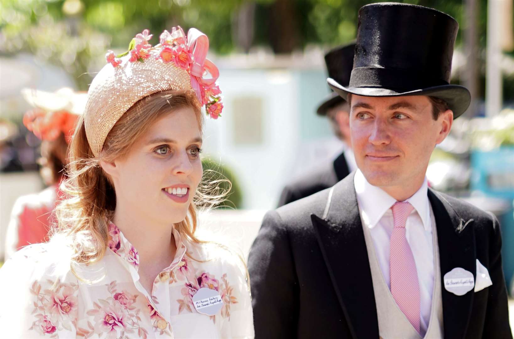 Princess Beatrice and Edoardo Mapelli Mozzi made their way into an exclusive area of Ascot Racecourse (Aaron Chown/PA)