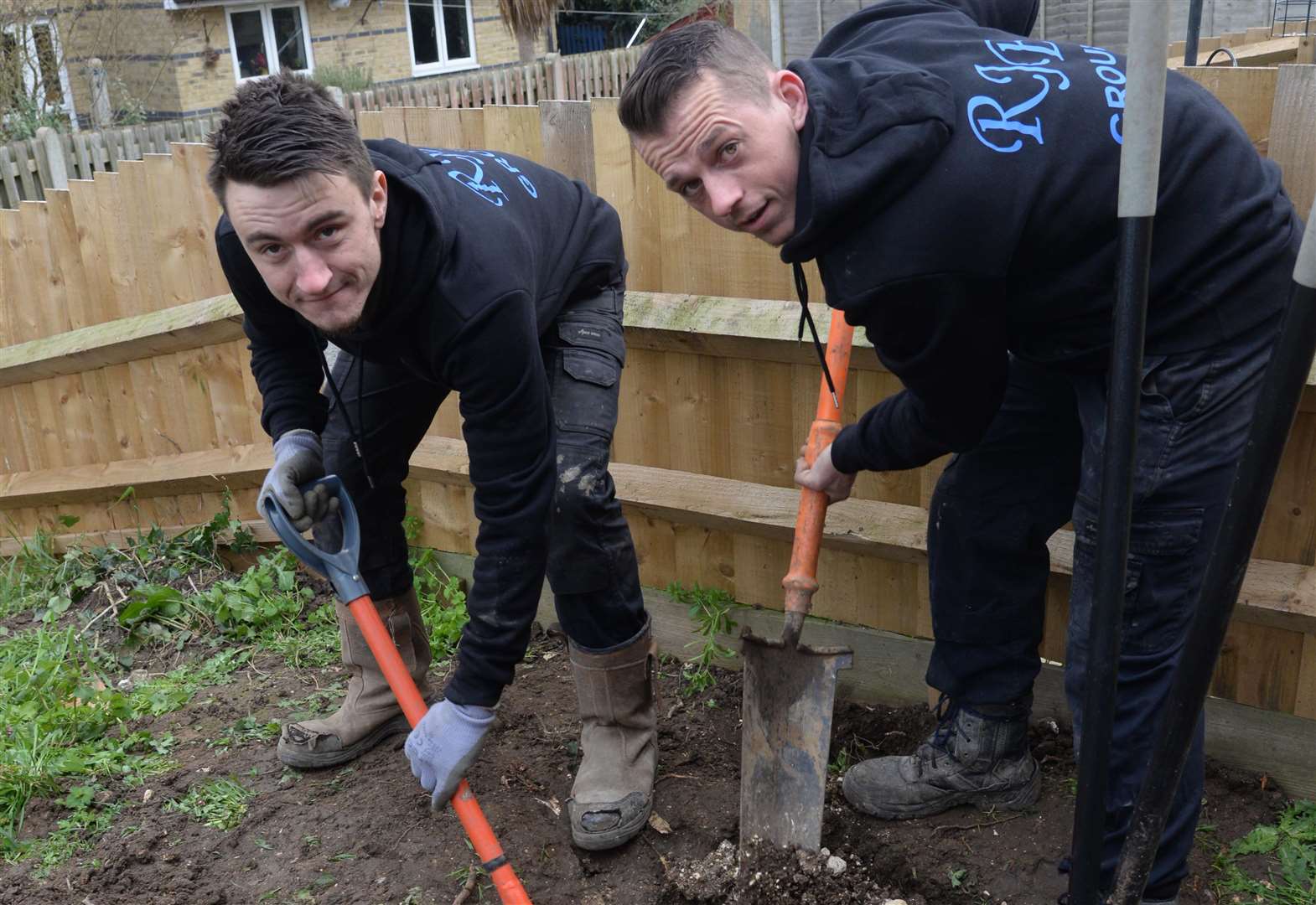 Volunteers make over garden in Rainham for disabled youngster Tomas Powell