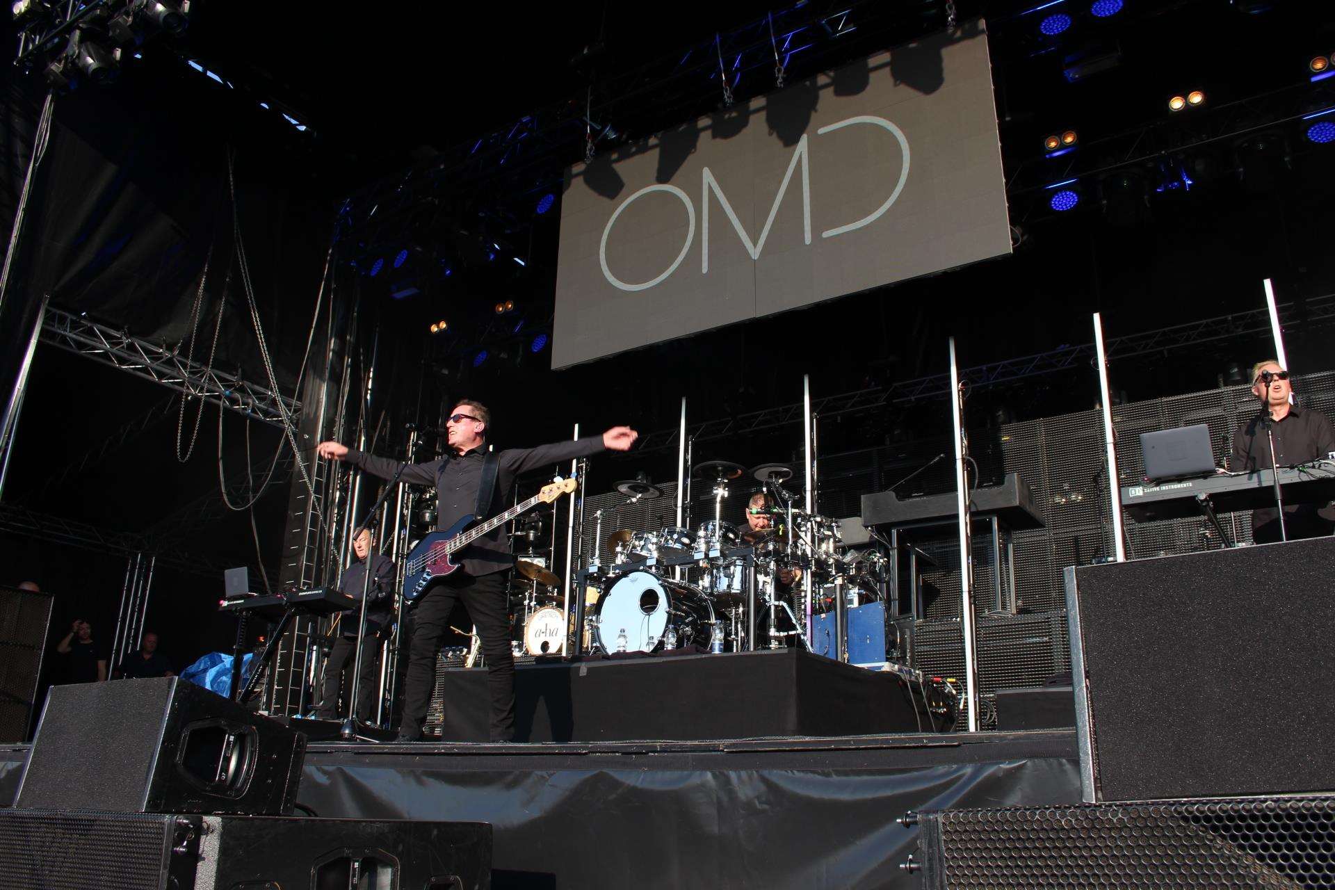 OMD at Kent Cricket's Spitfire Ground, Canterbury, on Wednesday. Picture: John Nurden (2441307)