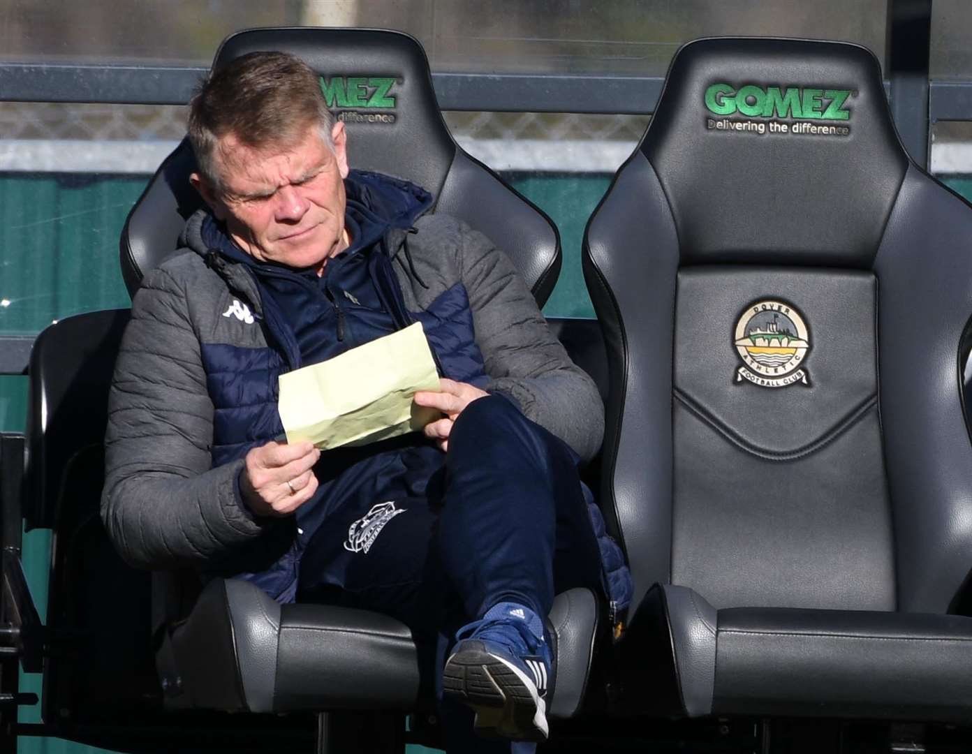 Dover manager Andy Hessenthaler. Picture: Barry Goodwin