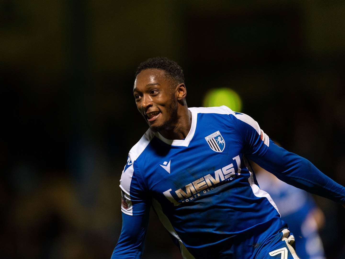 Gillingham FC 2019 -2020Gillingham vs Sunderland, 19th November 2019Brandon Hanlan wheels away after scoring what proved to be the winning goal. (22081988)