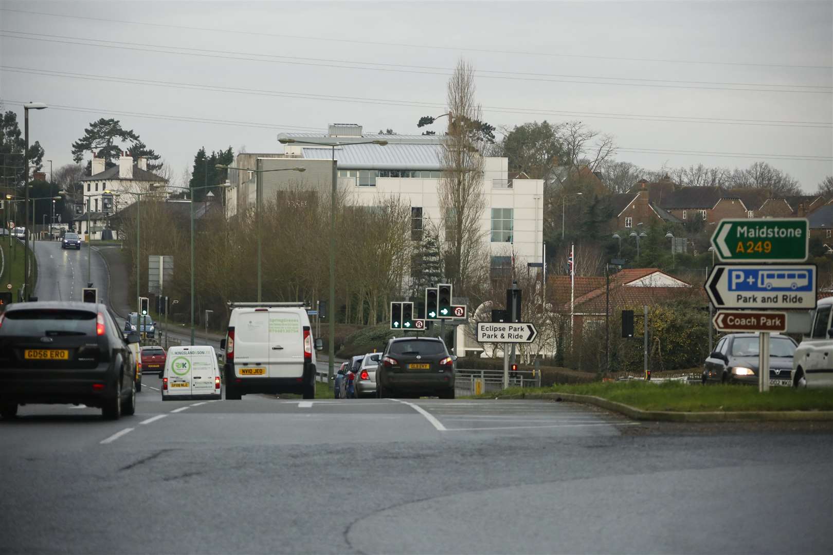 Bearsted Road, in Maidstone. Picture: Martin Apps