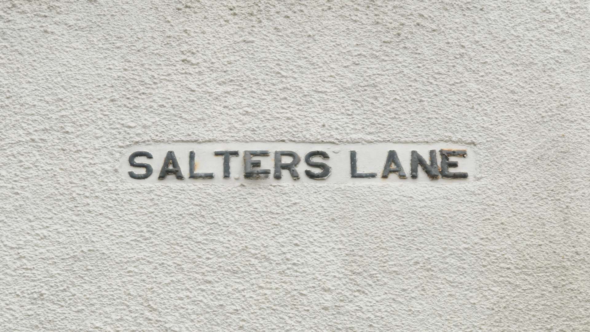 Salters Lane where the incident took place