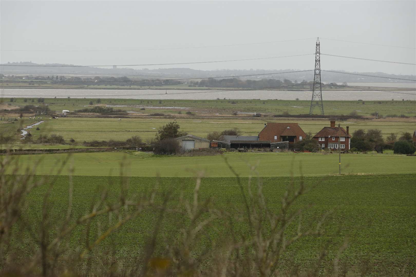 Lower Thames Crossing Option C would be sited across the river east of Gravesend