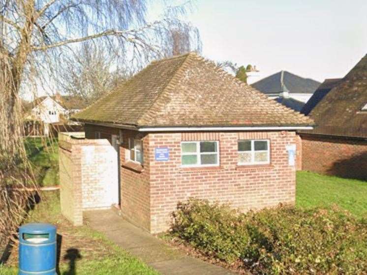 The public toilets on Pitfield Green in Meopham shut at the start of April. Picture: Google Maps